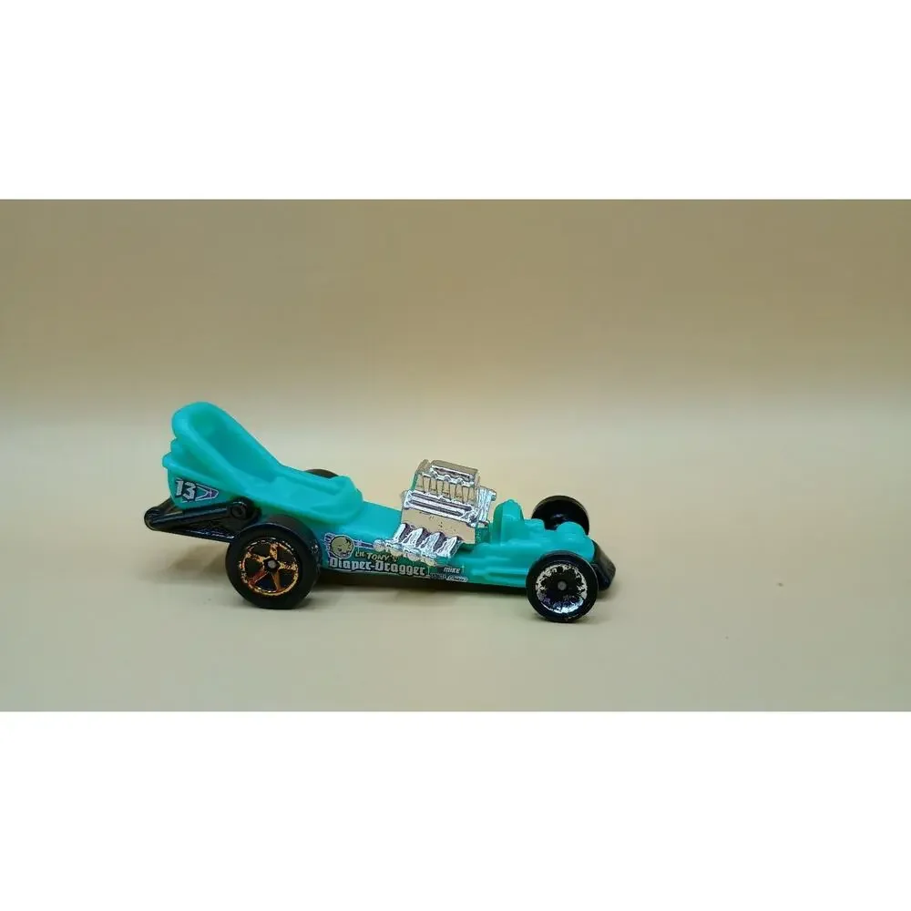 Hot Wheels Diaper Dragger HW Ride Ons Turquoise Diecast 1:64 Loose